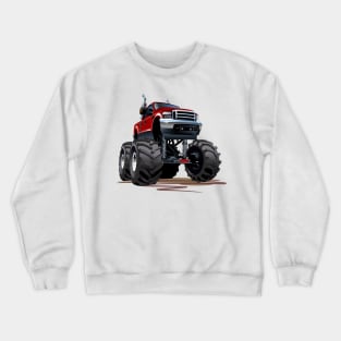 cartoon monster truck Crewneck Sweatshirt